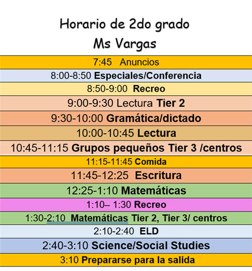 Horario